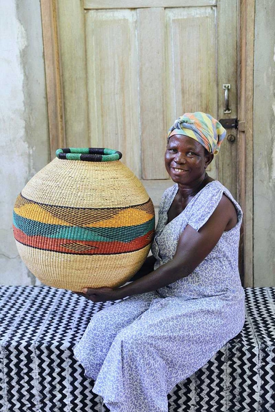 Home Decor Baba Tree | Kenkia Basket By Nyaamah Ayinbilah