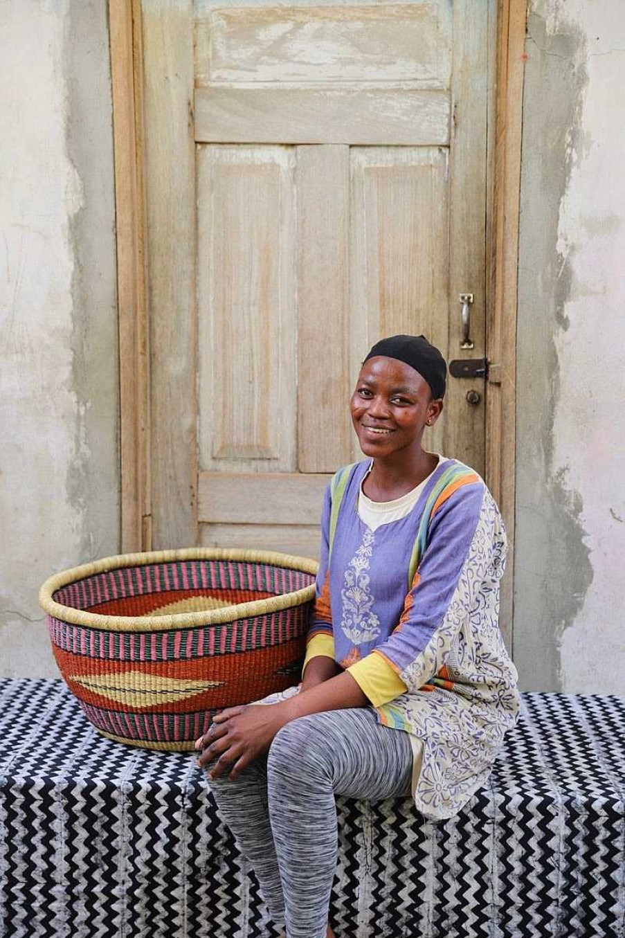 Kitchen + Dining Baba Tree | Woven Decor Basket - Special Bowl By Gifty Nyaabire