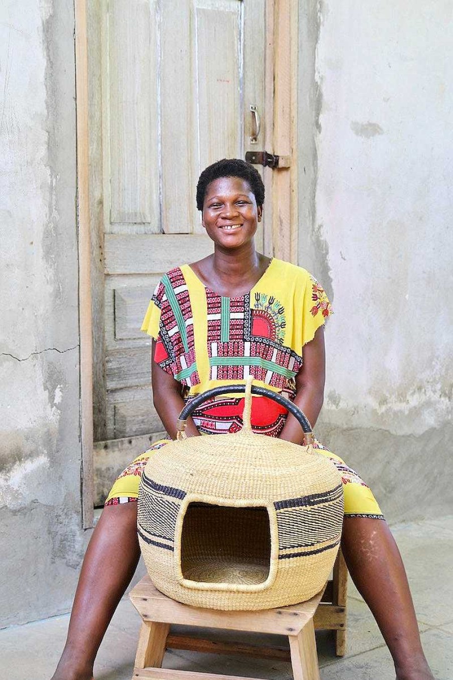 Popular Basket Baba Tree | Cat Bed (Double Weave) By Mary Ayinbora