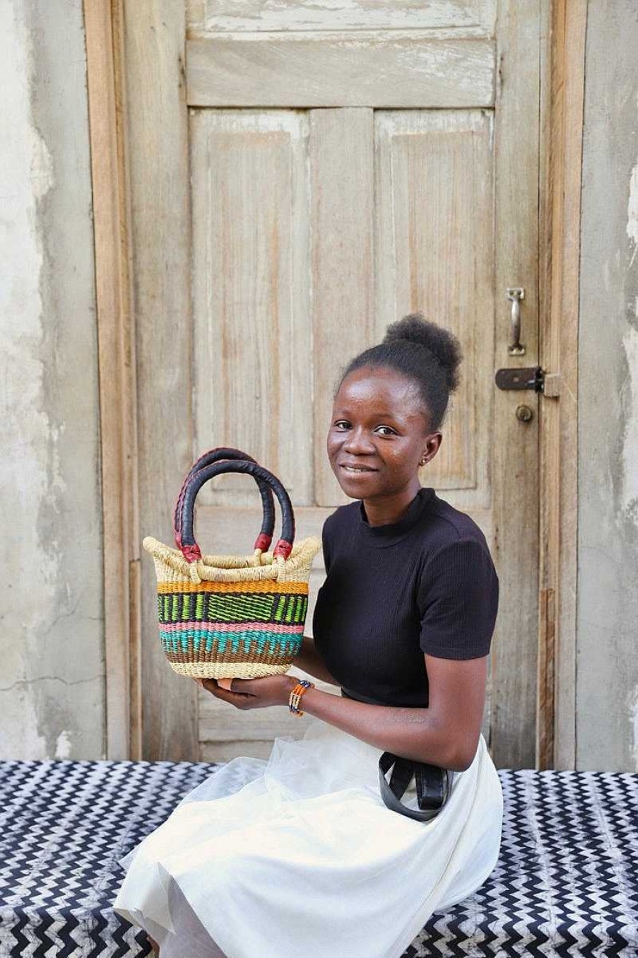 Shopping Baskets Baba Tree | Nyariga Basket (Tiny) By Diana Asabia