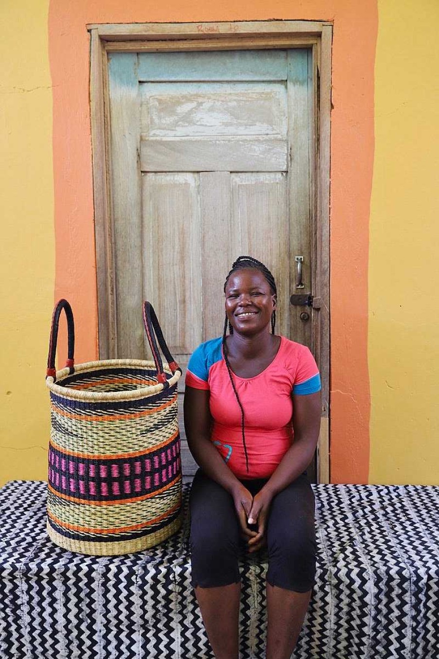 Bathroom + Laundry Baba Tree | Laundry Basket (Medium) By Abugre Azubire