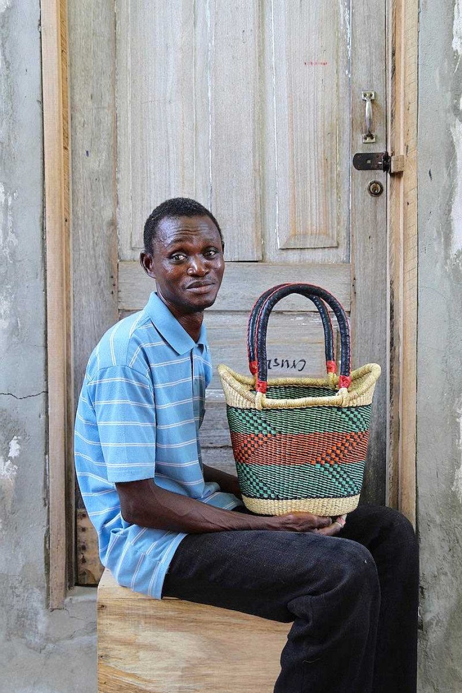 Shopping Baskets Baba Tree | Nyariga Basket (Very Small) By Anakinaba "Cash" Adongo