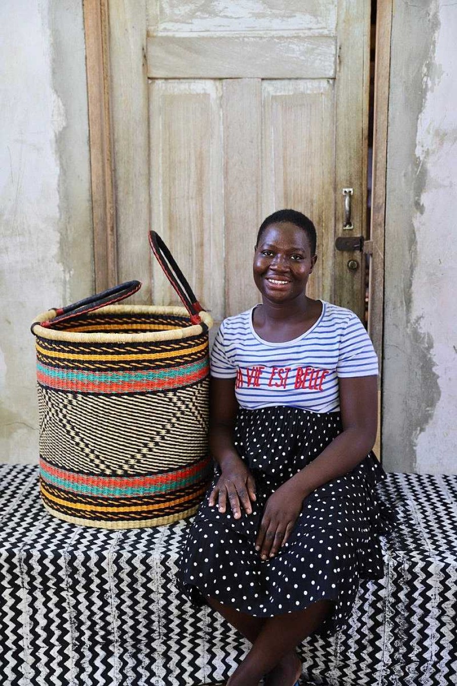 Bathroom + Laundry Baba Tree | Laundry Basket (Large) By Zainatu Akelsiyine