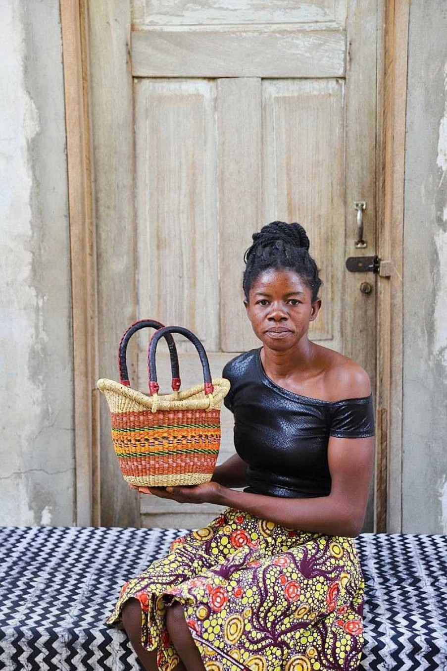 Shopping Baskets Baba Tree | Nyariga Basket (Tiny) By Elizabeth Afore