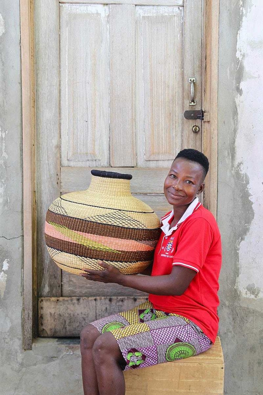 Home Decor Baba Tree | Jemima 10 Cows Basket By Charity Atuah