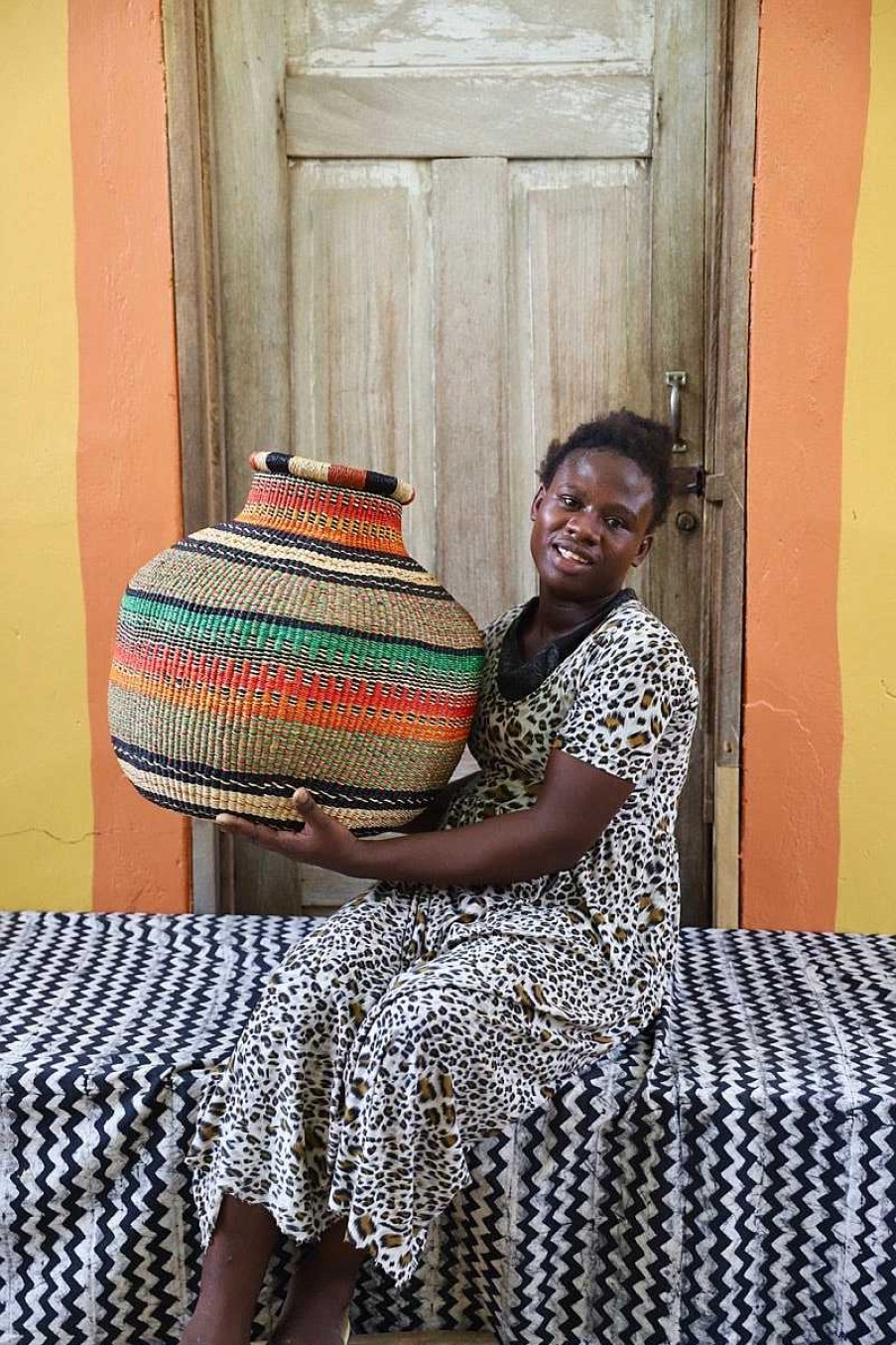 Home Decor Baba Tree | Jemima 10 Cows Basket By Apika Abisika