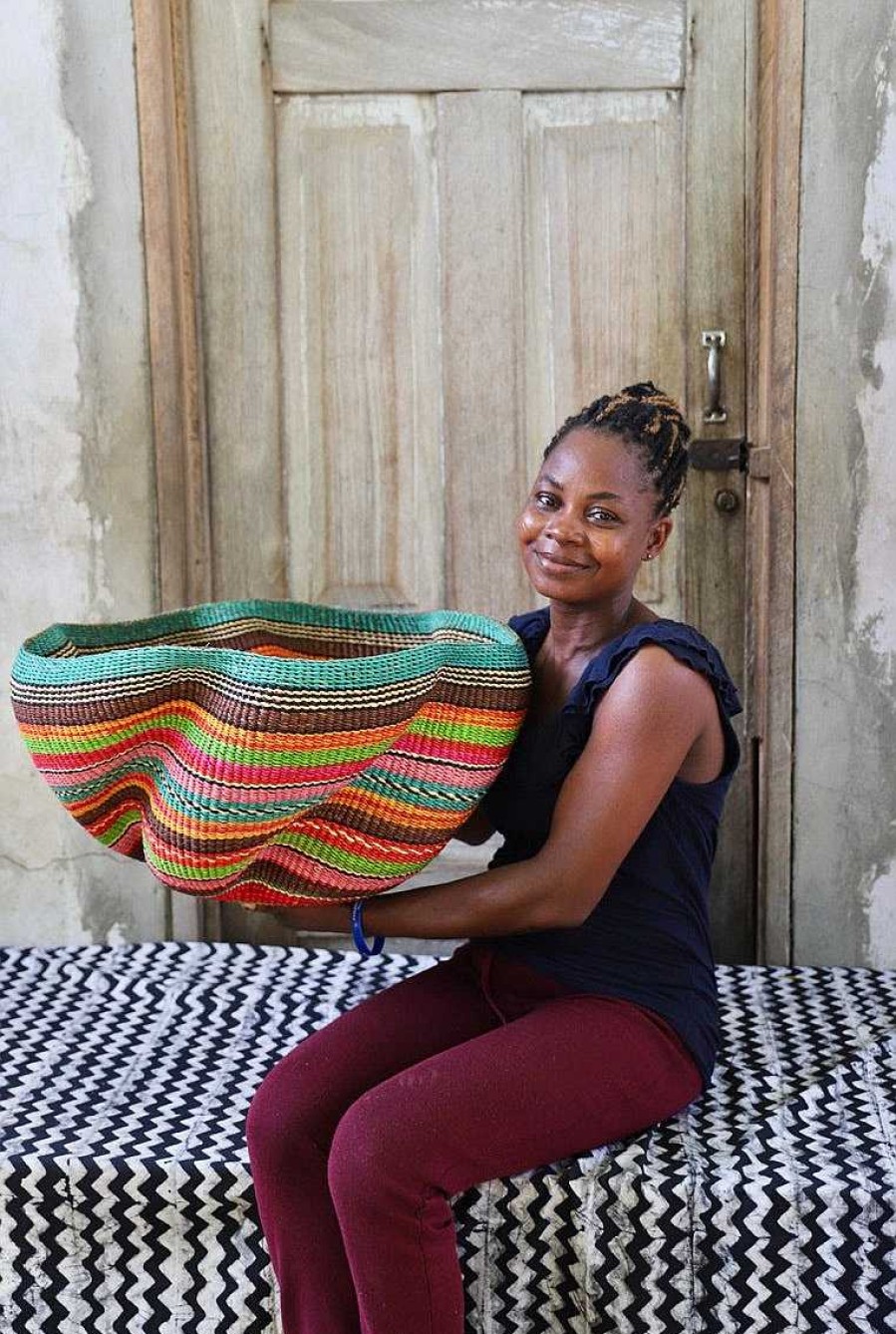 Kitchen + Dining Baba Tree | Pakurigo Wave Basket By Azumah "Punka Joe" Abisika