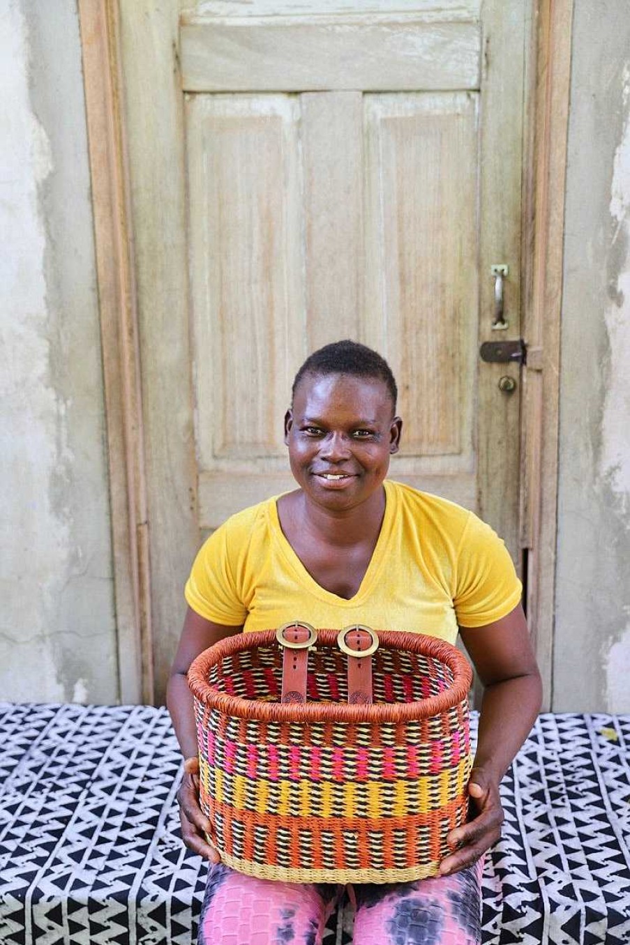 Popular Basket Baba Tree | Bicycle Basket (Small) By Ernestina Baba