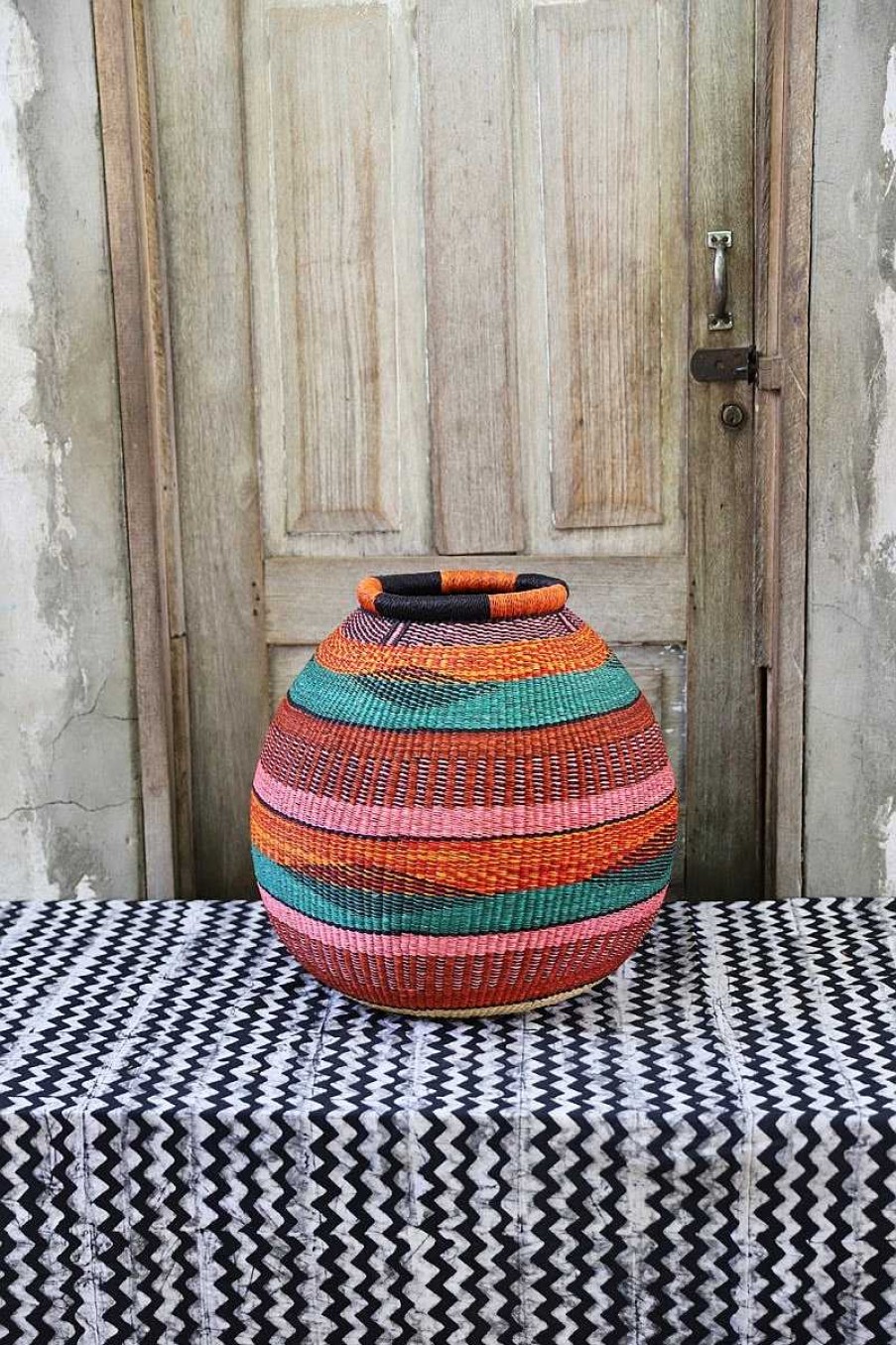 Home Decor Baba Tree | Kenkia Basket By Anamolika Azure