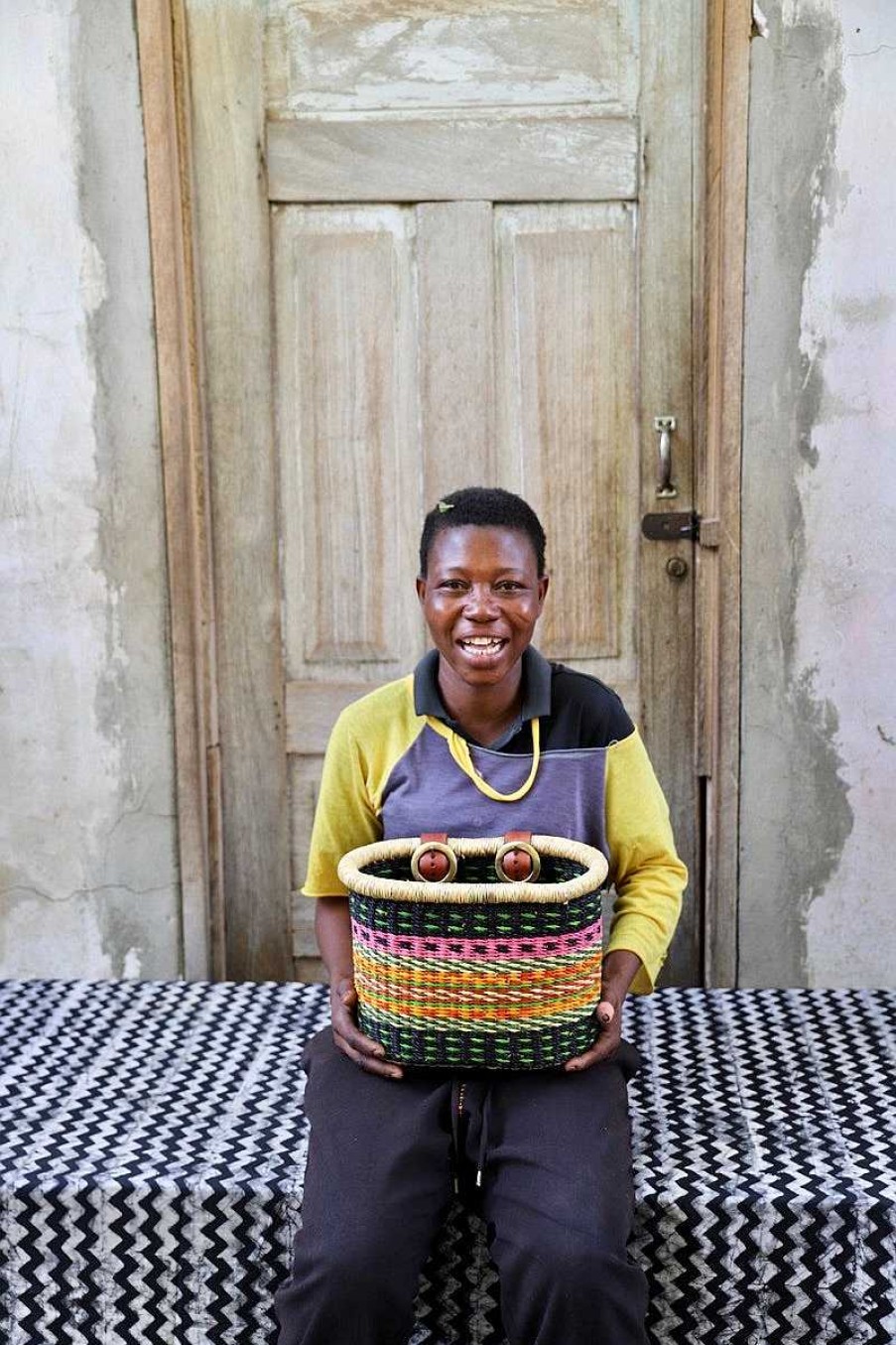 Popular Basket Baba Tree | Bicycle Basket (Small) By Akansingamah Abuah