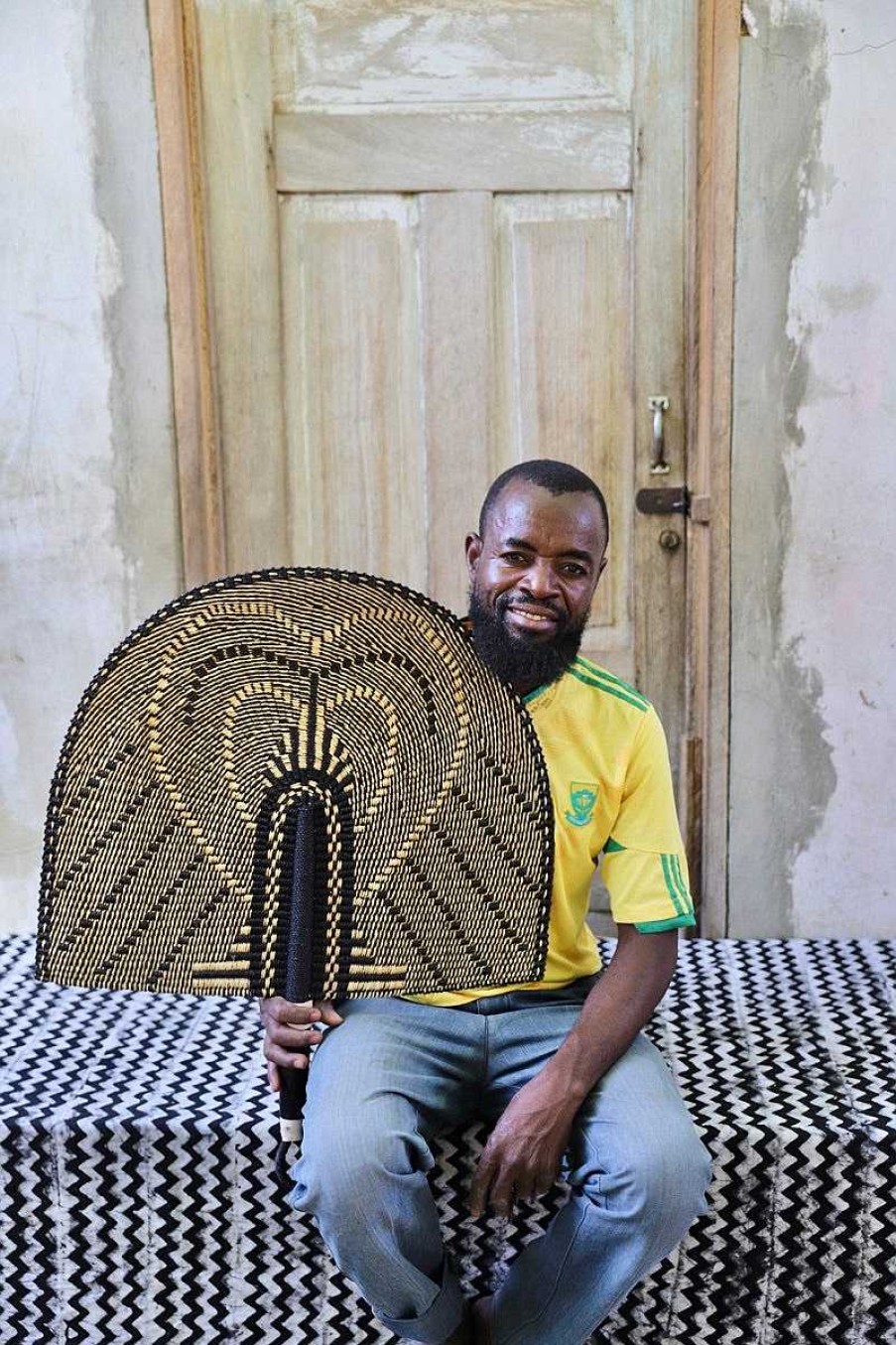 Wall Decor Baba Tree | Naba Penga Fan By Kwesi Apana