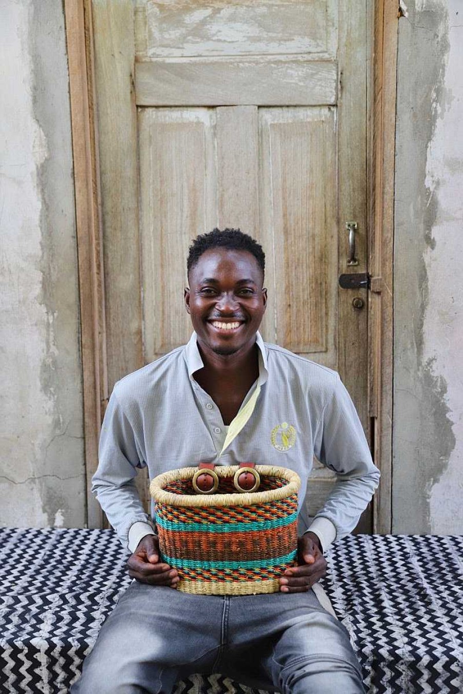 Popular Basket Baba Tree | Bicycle Basket (Small) By Simon Abingya