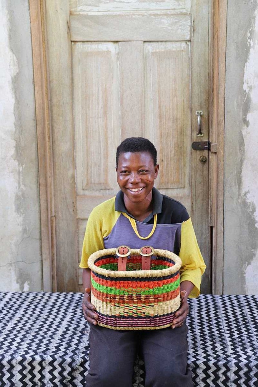 Popular Basket Baba Tree | Bicycle Basket (Medium) By Akansingamah Abuah