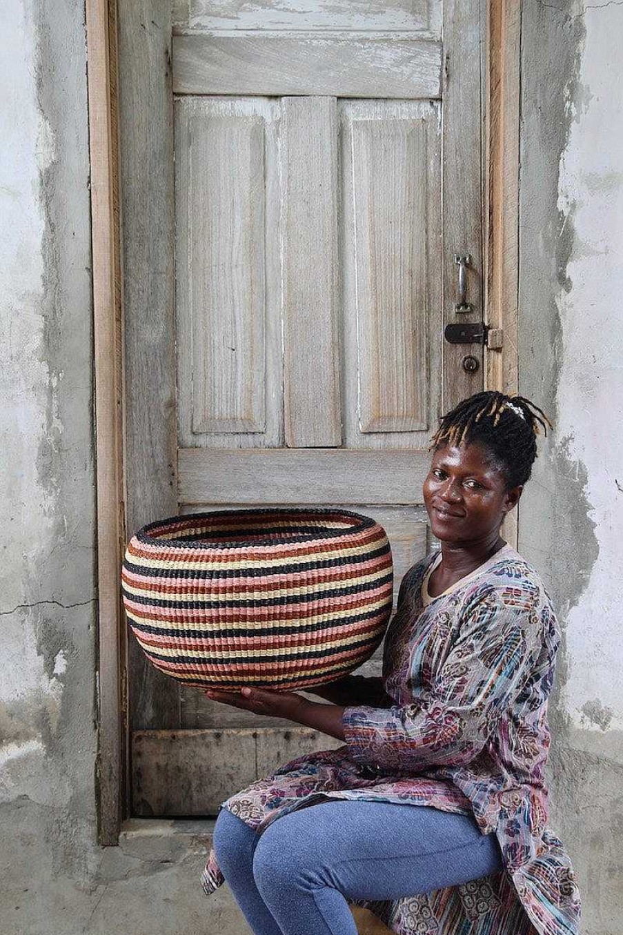 Kitchen + Dining Baba Tree | Woven Decor Basket - Special Bowl By Alahere Akou