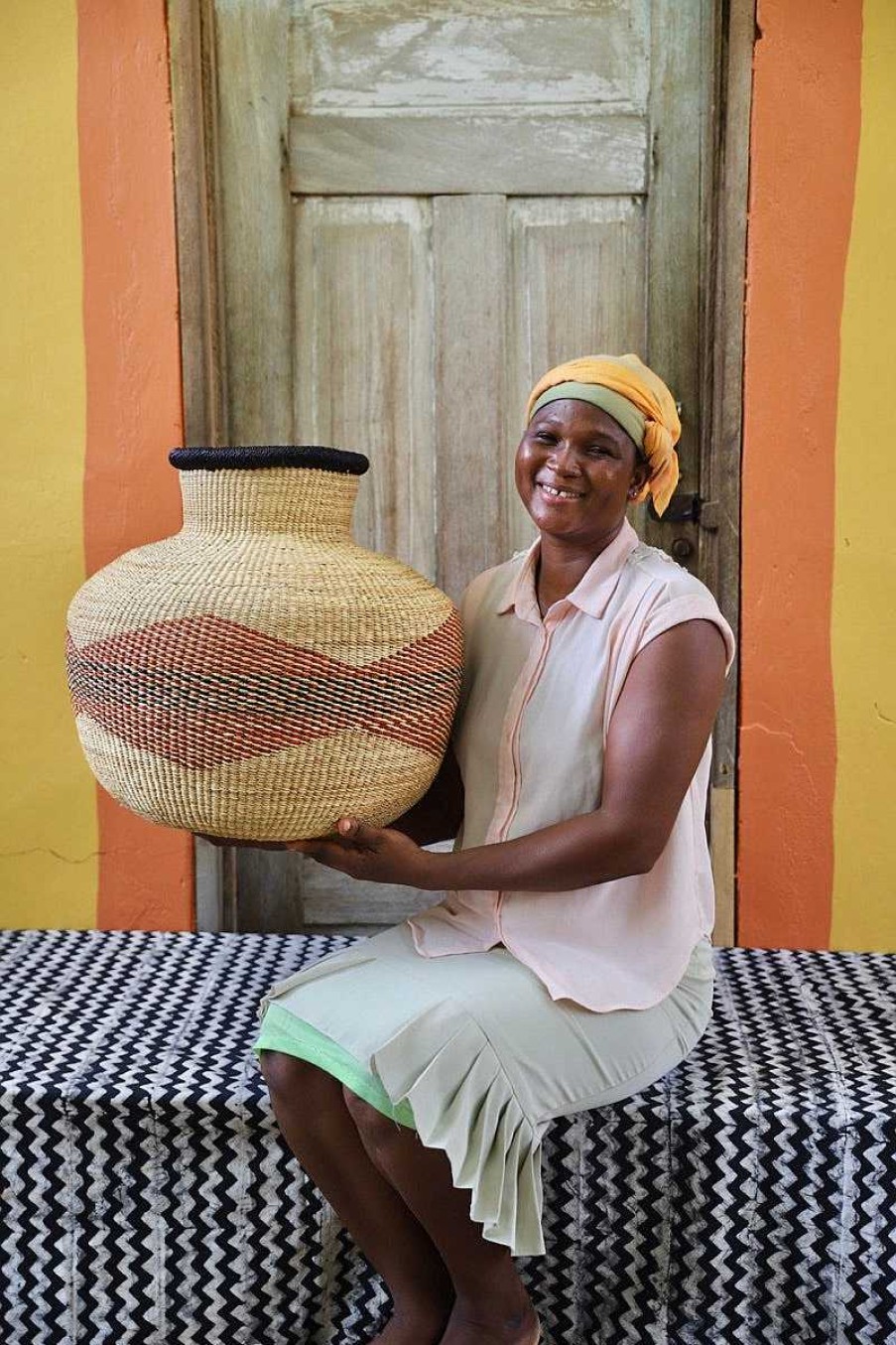 Home Decor Baba Tree | Jemima 10 Cows Basket By Mary Ayinbora