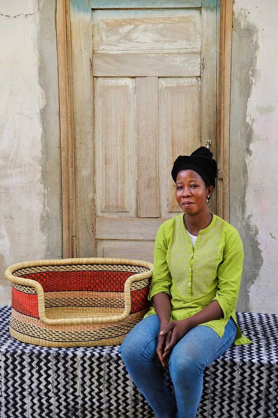 Popular Basket Baba Tree | Dog Bed (Medium) By Vivian Akulembire