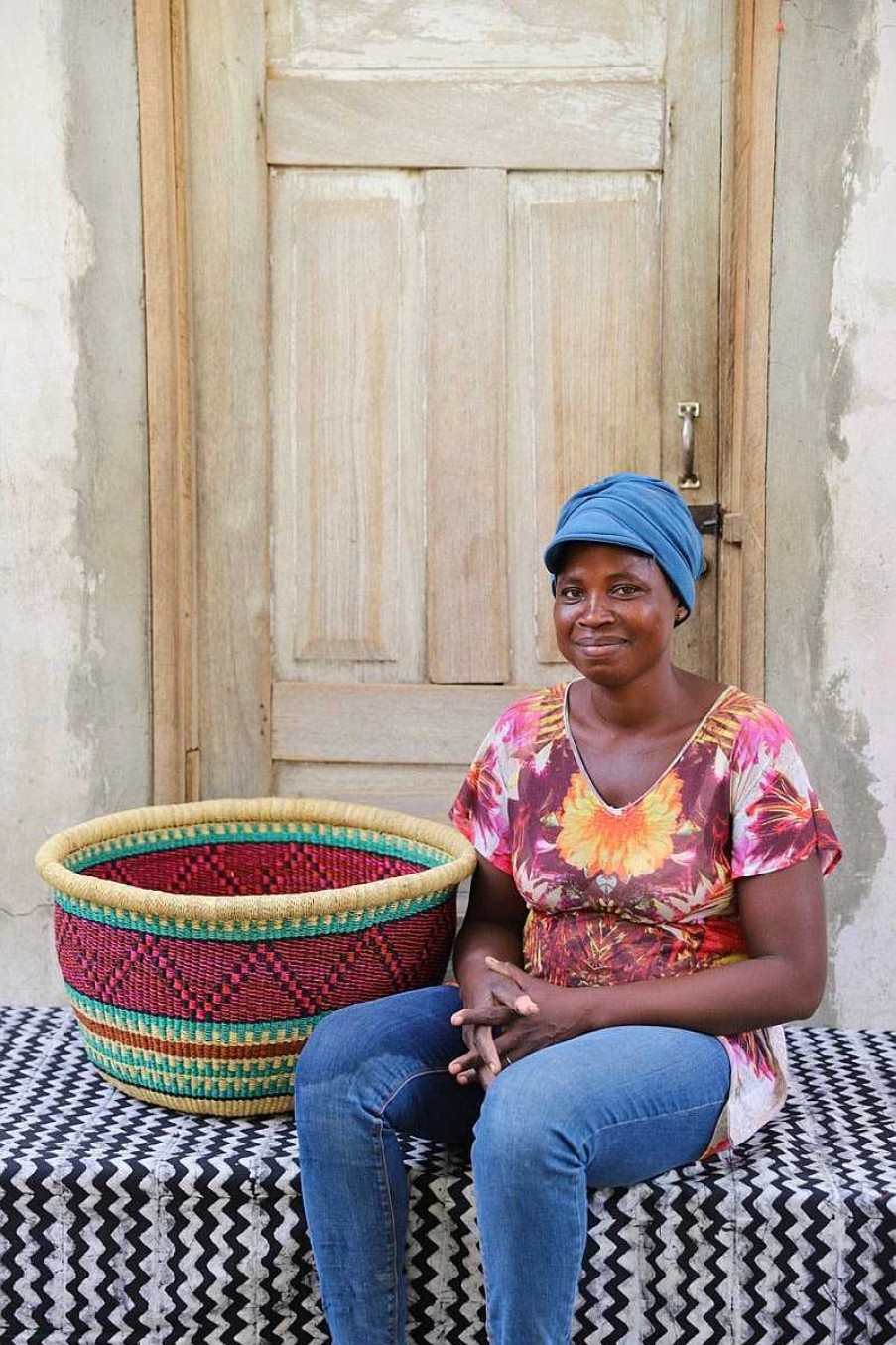 Kitchen + Dining Baba Tree | Woven Decor Basket - Special Bowl By Assibi Adongo