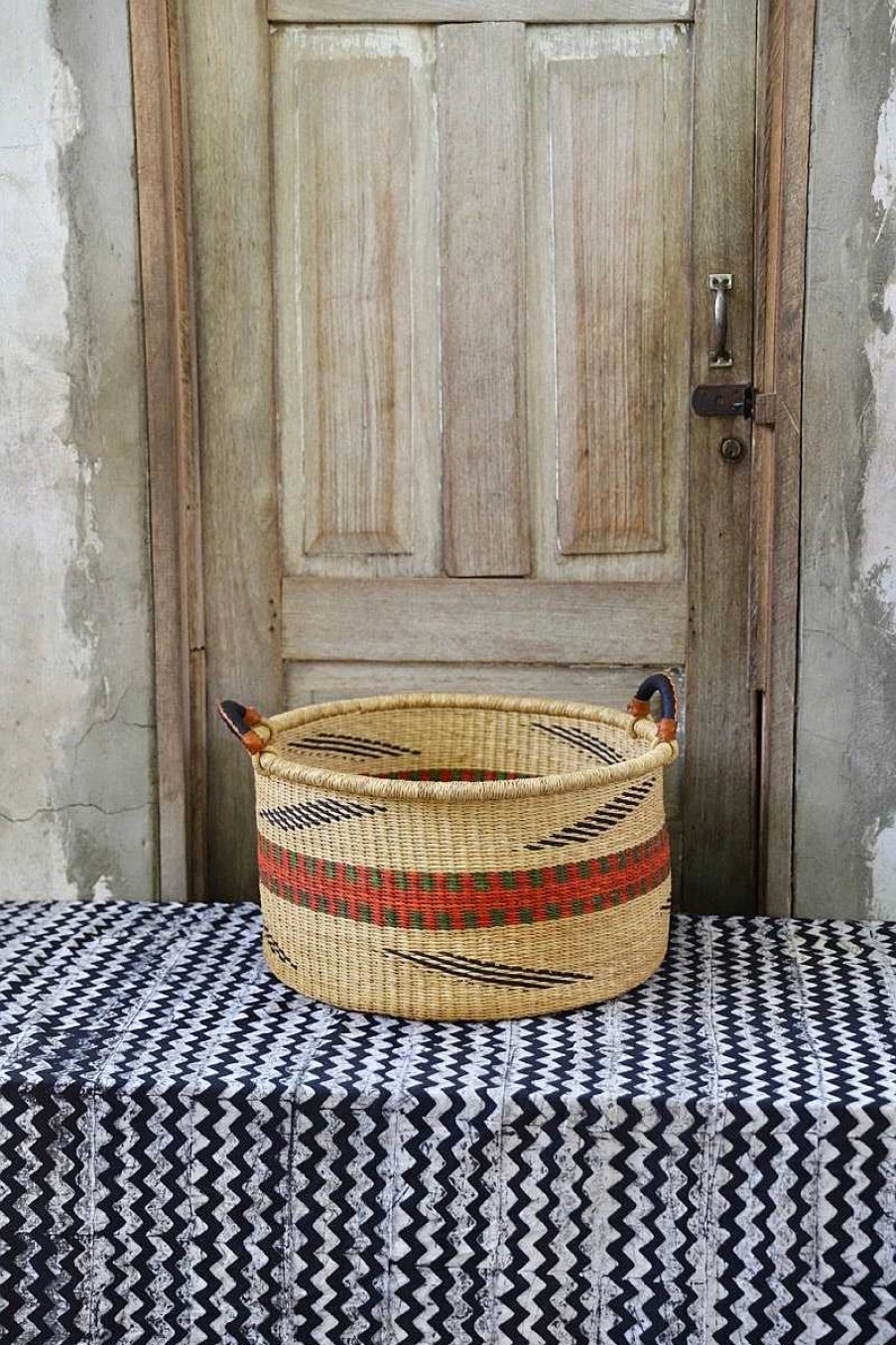 Bathroom + Laundry Baba Tree | Woven Tub / Storage Stack (Medium) Isaac Asanga