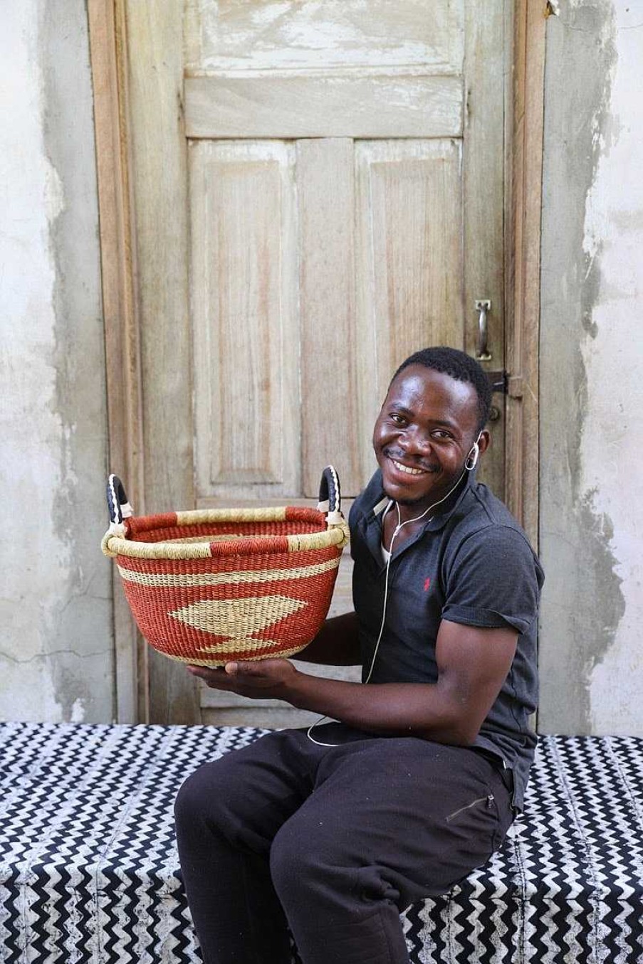 Bathroom + Laundry Baba Tree | Gbenka Storage Basket (Medium) By Kofi "Ligali" Abentara