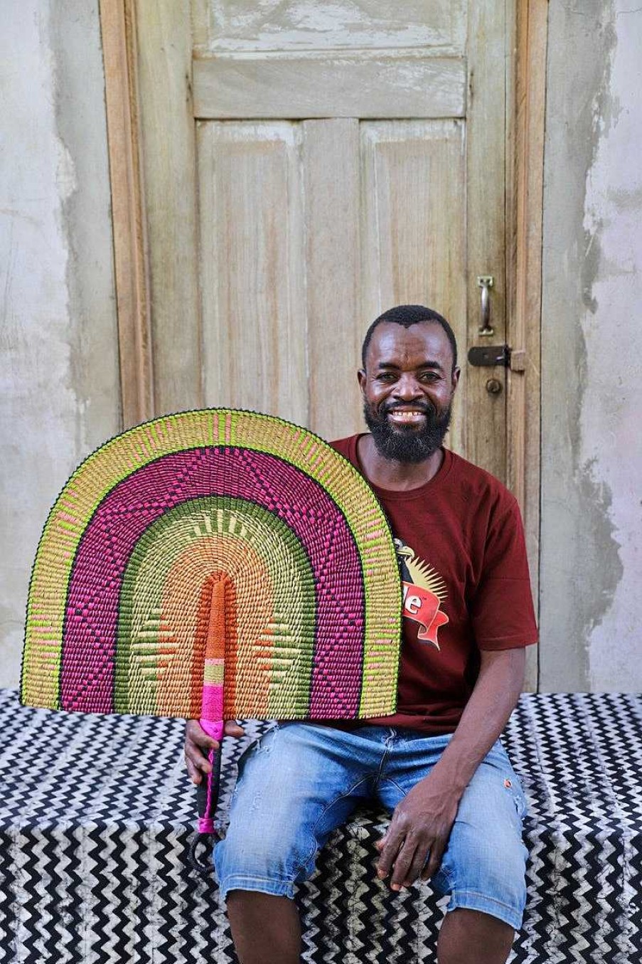 Wall Decor Baba Tree | Naba Penga Fan By Kwesi Apana