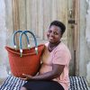 Shopping Baskets Baba Tree | Dip Dyed Nyariga Basket (Large) By Vida Atambire