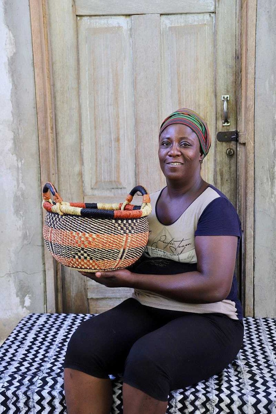 Bathroom + Laundry Baba Tree | Gbenka Storage Basket (Small) By Cynthia Anaba