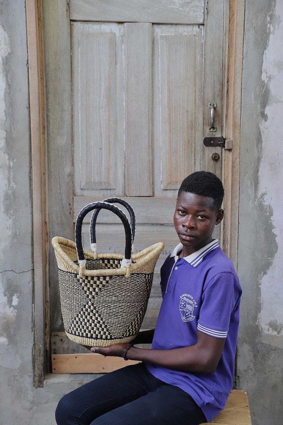 Shopping Baskets Baba Tree | Nyariga Basket (Medium) By Noah Adagaam