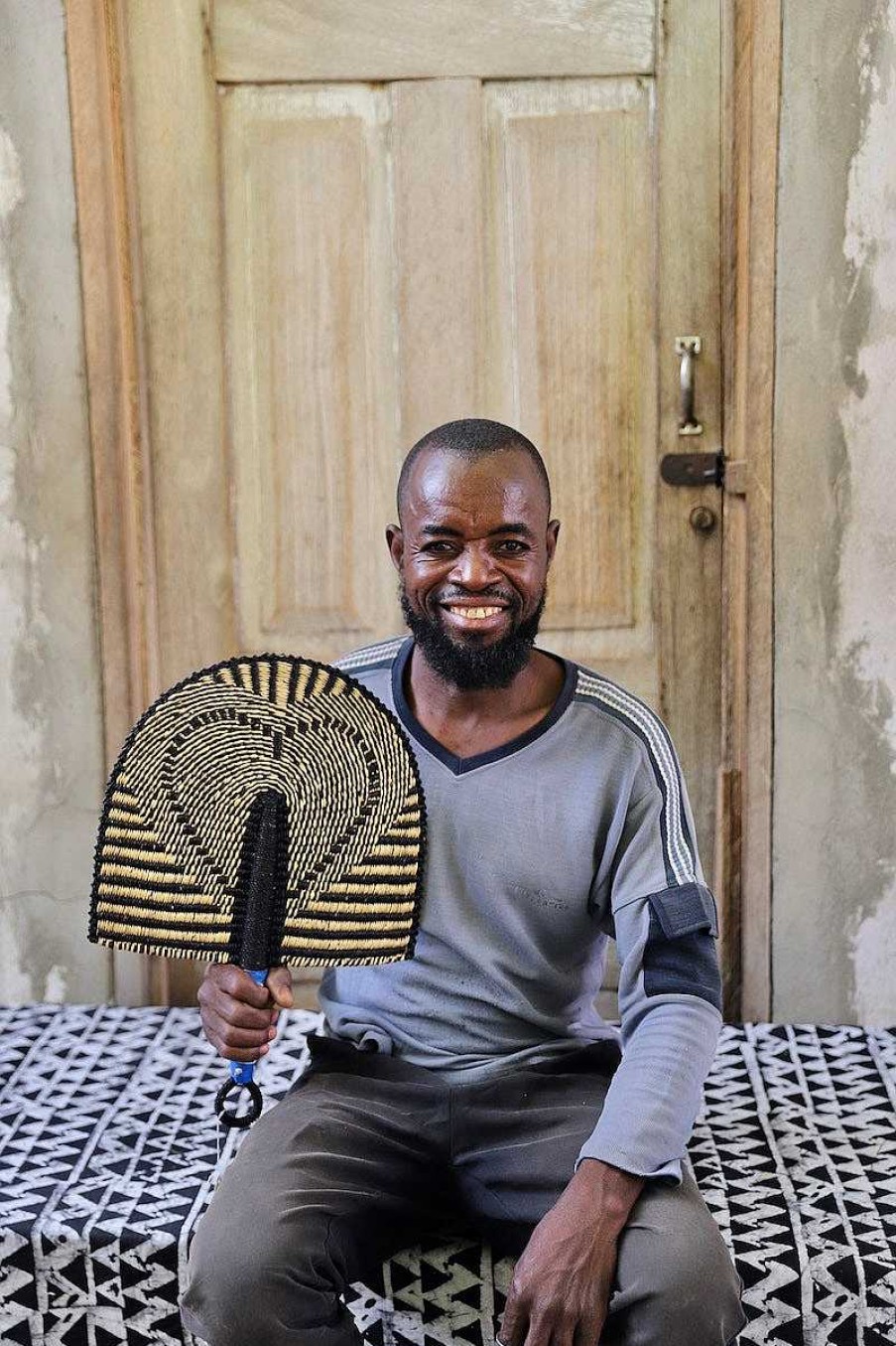 Wall Decor Baba Tree | Handwoven Fan - By Kwesi Apana